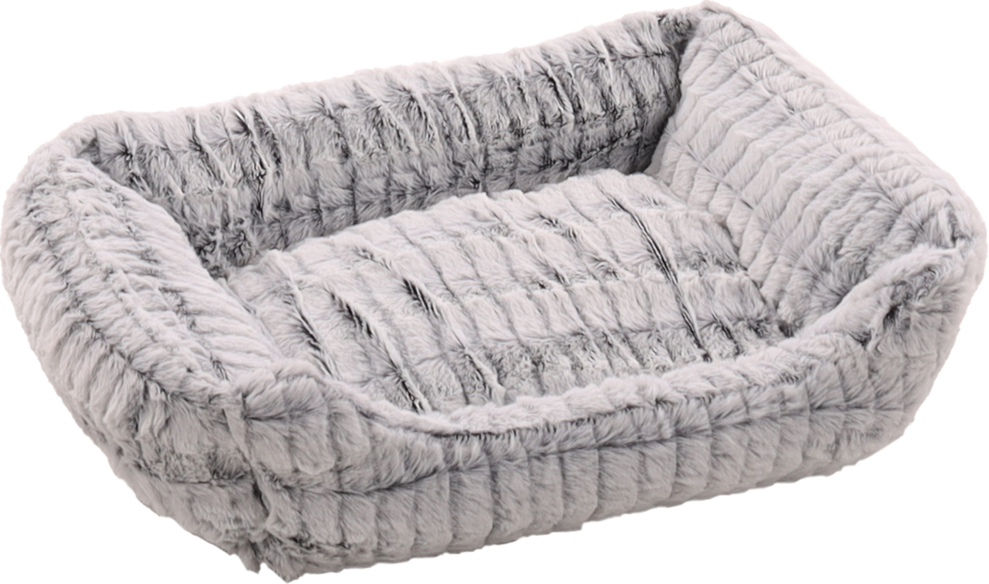 Flamingo Korb Stella Rechteck Grau & Weiß