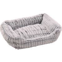 Flamingo Korb Stella Rechteck Grau & Weiß