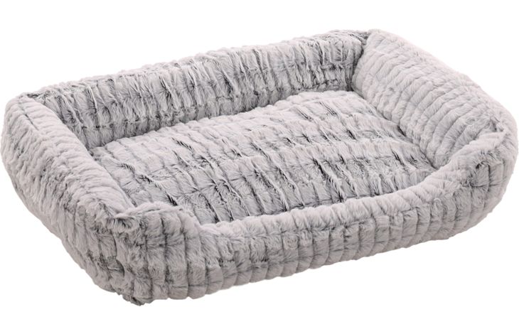 Flamingo Basket Stella Rectangle Grey & White