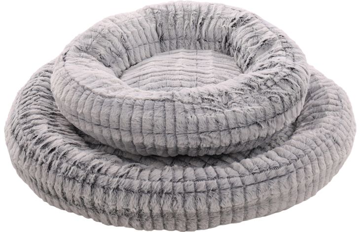 Flamingo Basket Stella Round Grey & White