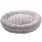 Basket Stella Round Grey & White