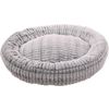 Basket Stella Round Grey & White