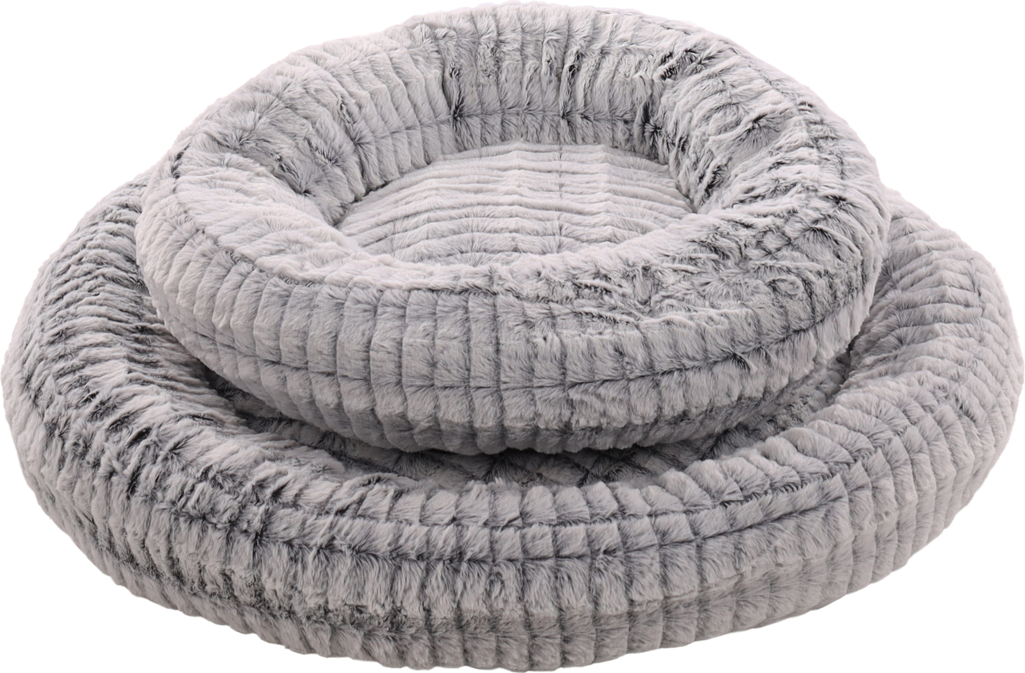 Flamingo Basket Stella Round Grey & White