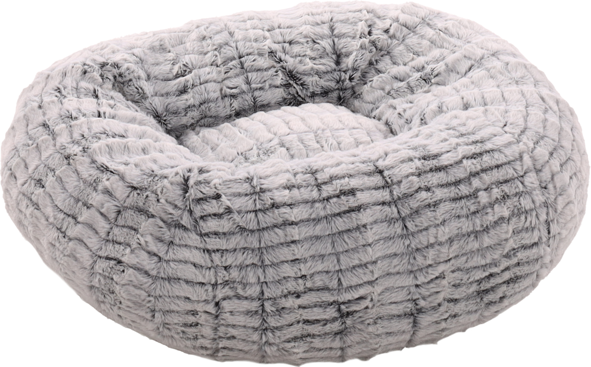 Flamingo Basket Stella Round Grey & White