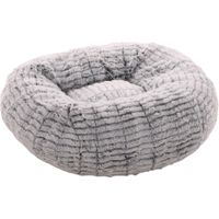 Flamingo Basket Stella Round Grey & White