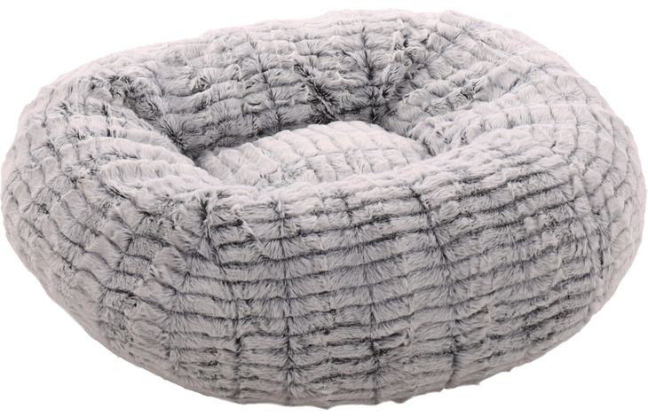 Flamingo Basket Stella Round Grey & White