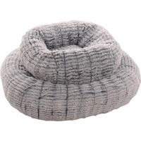 Flamingo Basket Stella Round Grey & White