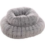 Cesta Stella Redondo Gris & Blanco