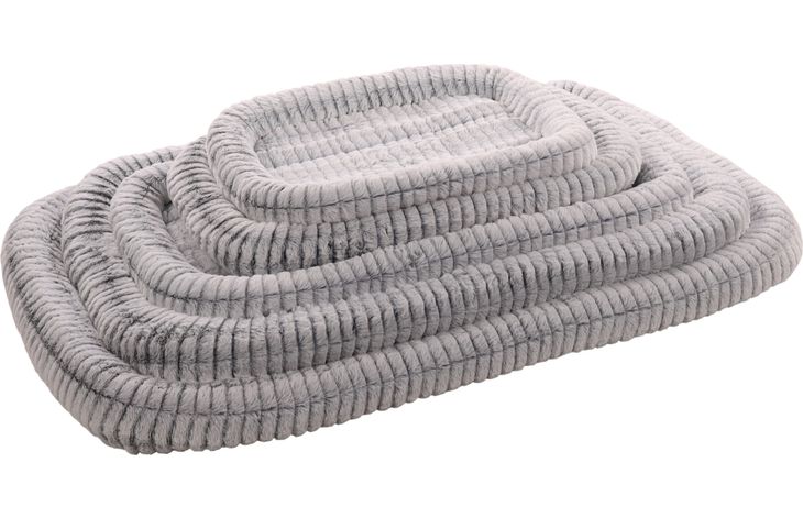 Flamingo Cojín Stella Rectángulo Gris & Blanco