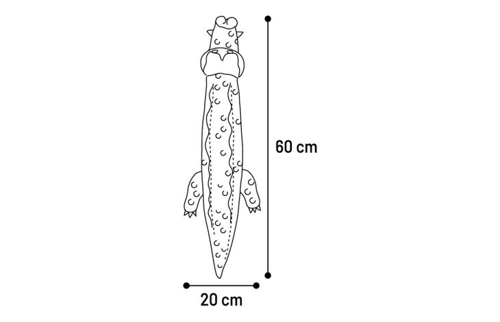 Flamingo Toy Ruben Crocodile Dark green