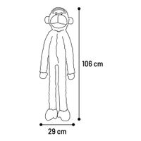 Flamingo Toy Madina Monkey Dark brown