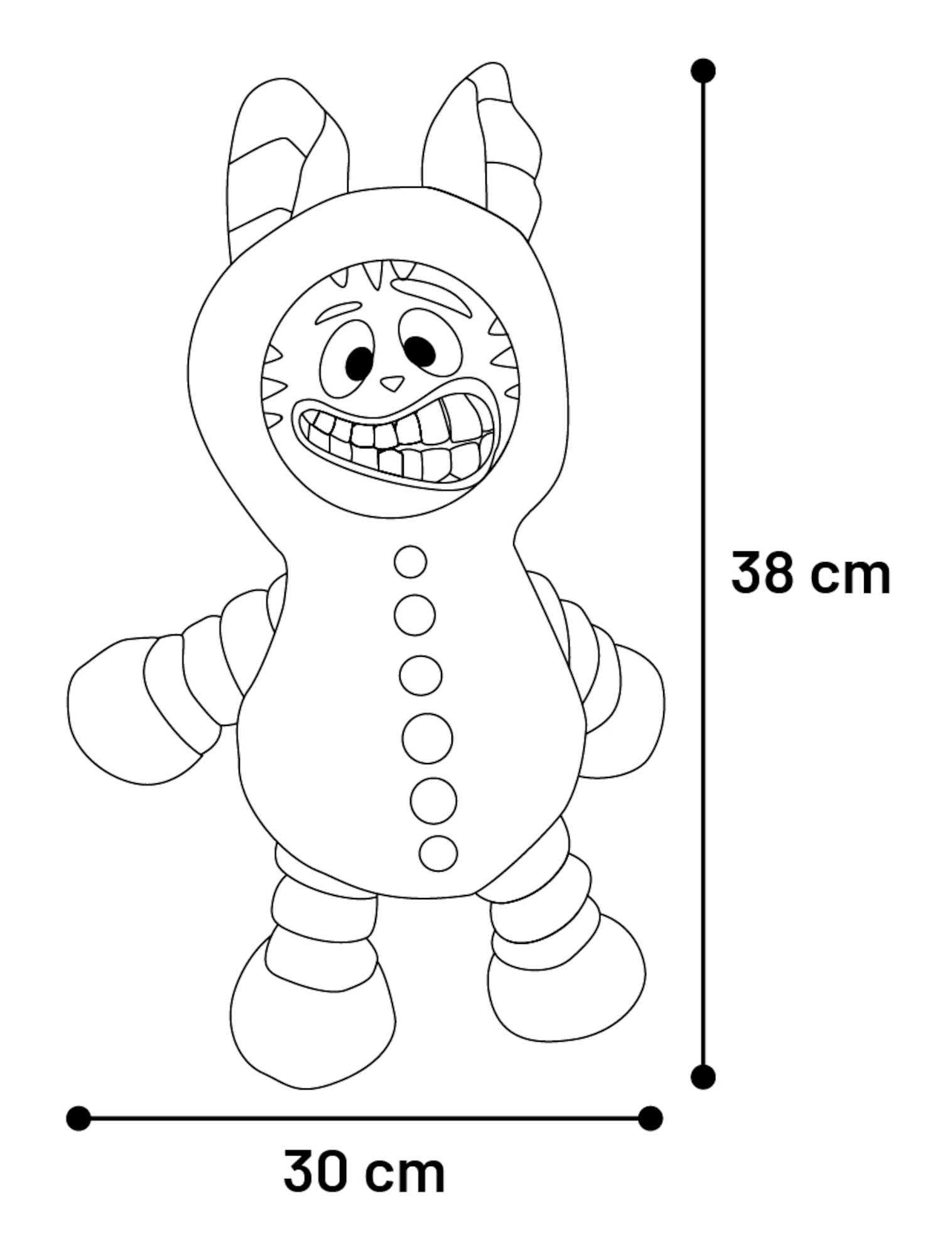 Flamingo Toy Angra Squirrel Grey