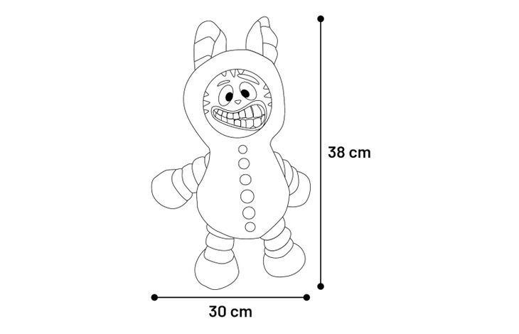 Flamingo Toy Angra Squirrel Grey