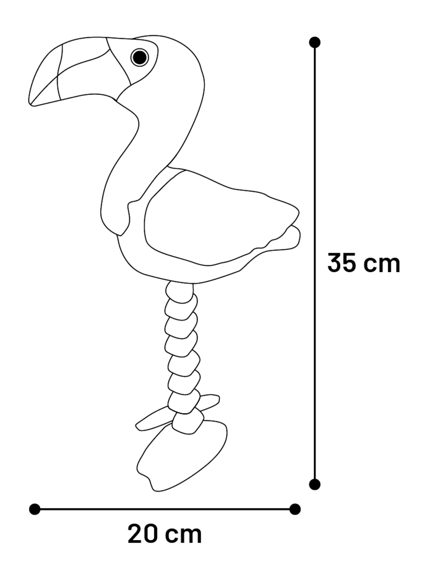 Flamingo Juguete Rozo Flamenco Rosa