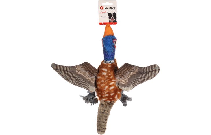 Flamingo Toy Wingo Pheasant with rope Mix