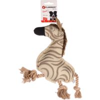 Flamingo Toy Vacan Zebra with rope Beige