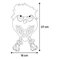 Flamingo Toy Vacan Owl with rope Khaki