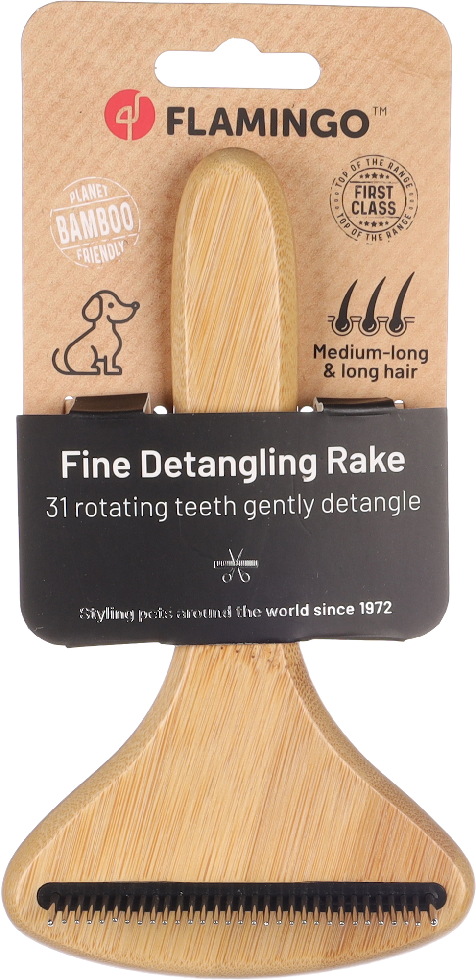 Flamingo Undercoat rake rotating Fine Babu