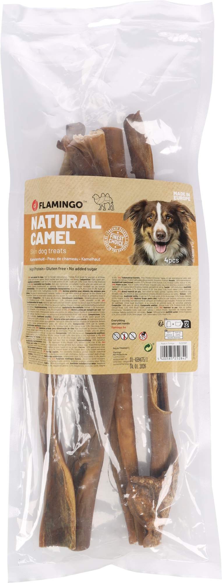 Flamingo Snacks Nature Camel skin