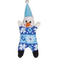 Flamingo Natale Giocattolo Rusto Babbo Natale Azzurro 