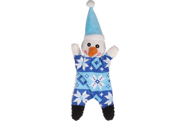 Flamingo Natale Giocattolo Rusto Babbo Natale Azzurro 