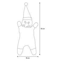 Flamingo Natale Giocattolo Rusto Babbo Natale Azzurro 