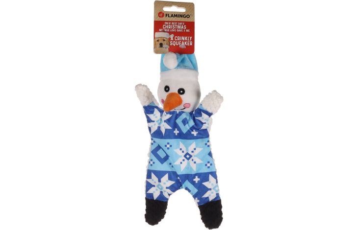 Flamingo Natale Giocattolo Rusto Babbo Natale Azzurro 