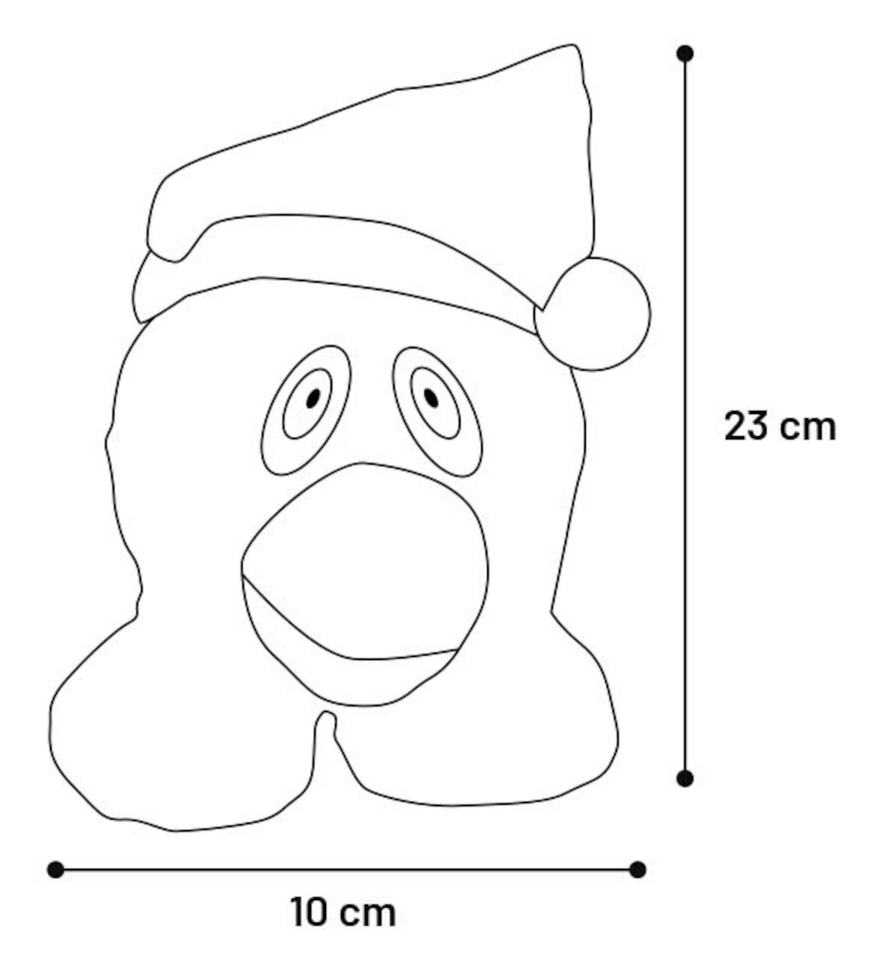 Flamingo Weihnachten Spielzeug Lody Pinguine Schwarz 