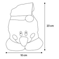 Flamingo Kerst Speelgoed Lady Sneeuwman Wit 