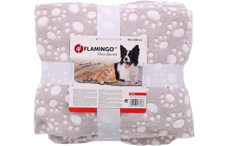 Flamingo Coperta Dario Rettangolo Beige
