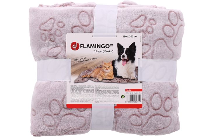 Flamingo Blanket Lalia Rectangle Antique pink