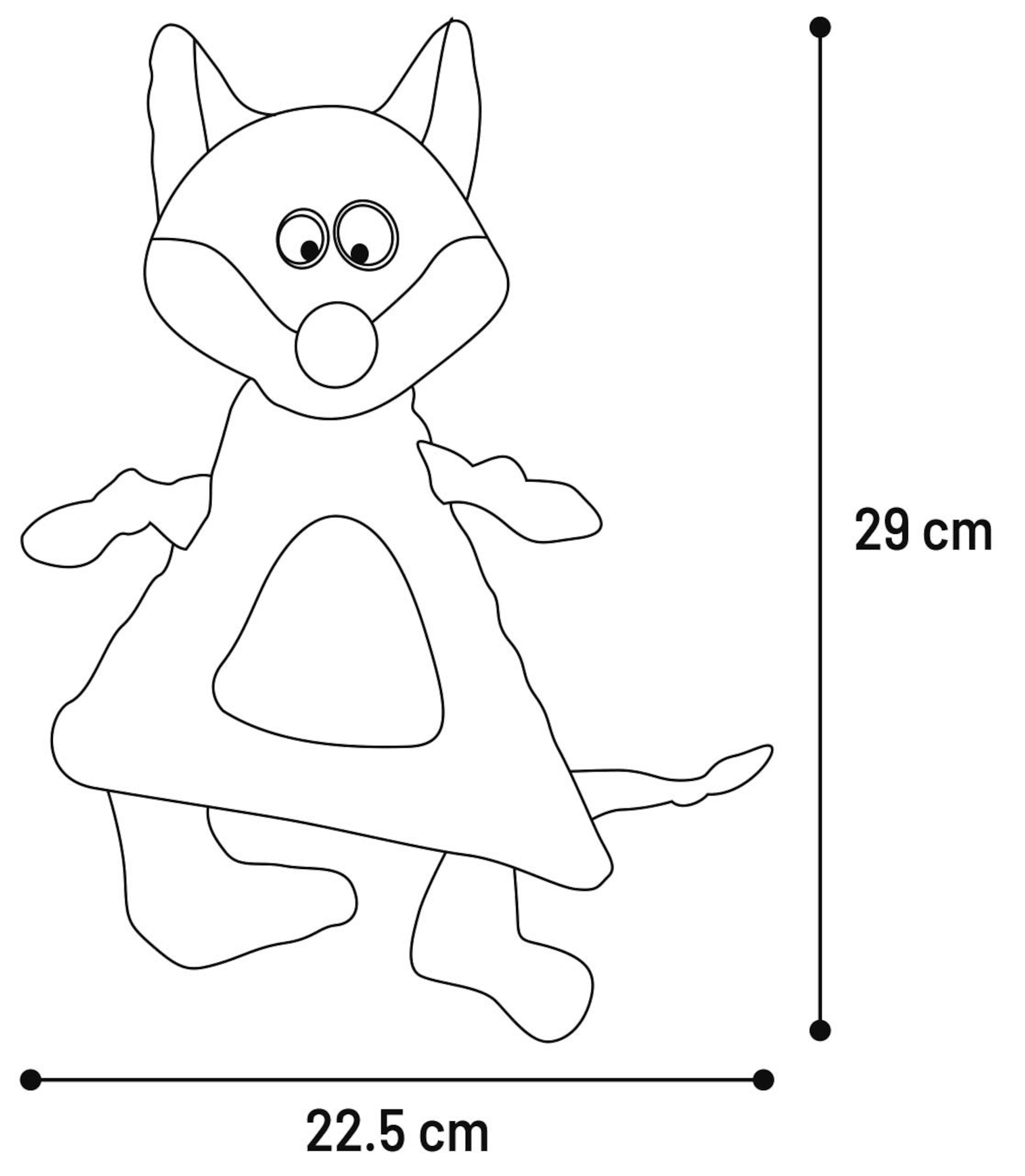 Flamingo Toy Kareau Fox Brown