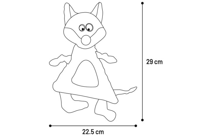 Flamingo Toy Kareau Fox Brown