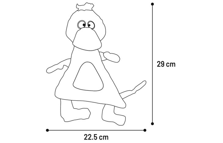 Flamingo Toy Kareau Duck Yellow