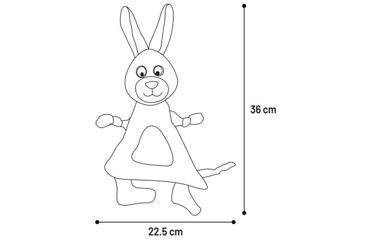 Flamingo Toy Kareau Rabbit Pink