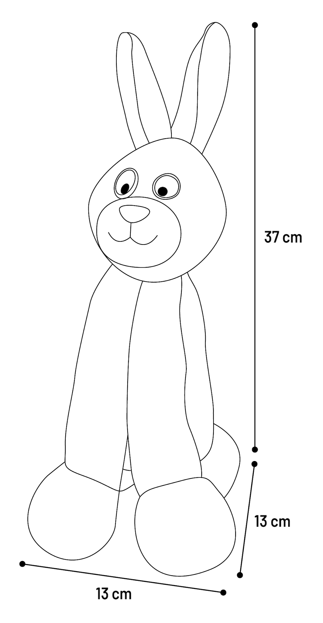 Flamingo Toy Kareau Rabbit Pink