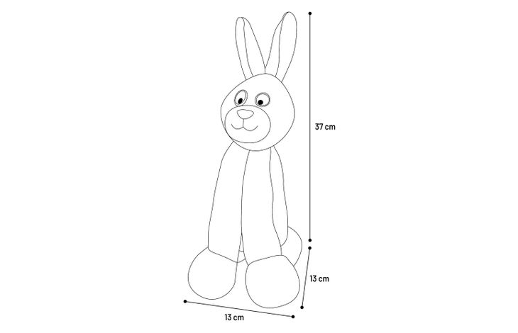 Flamingo Toy Kareau Rabbit Pink