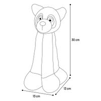 Flamingo Toy Kareau Racoon Grey