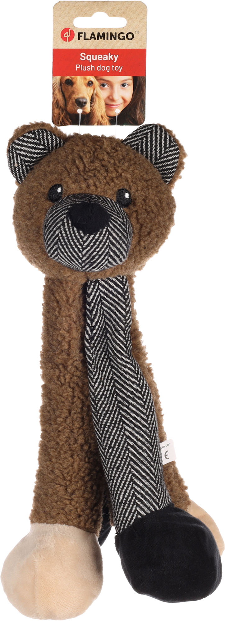 Flamingo Toy Leggy Bear Brown