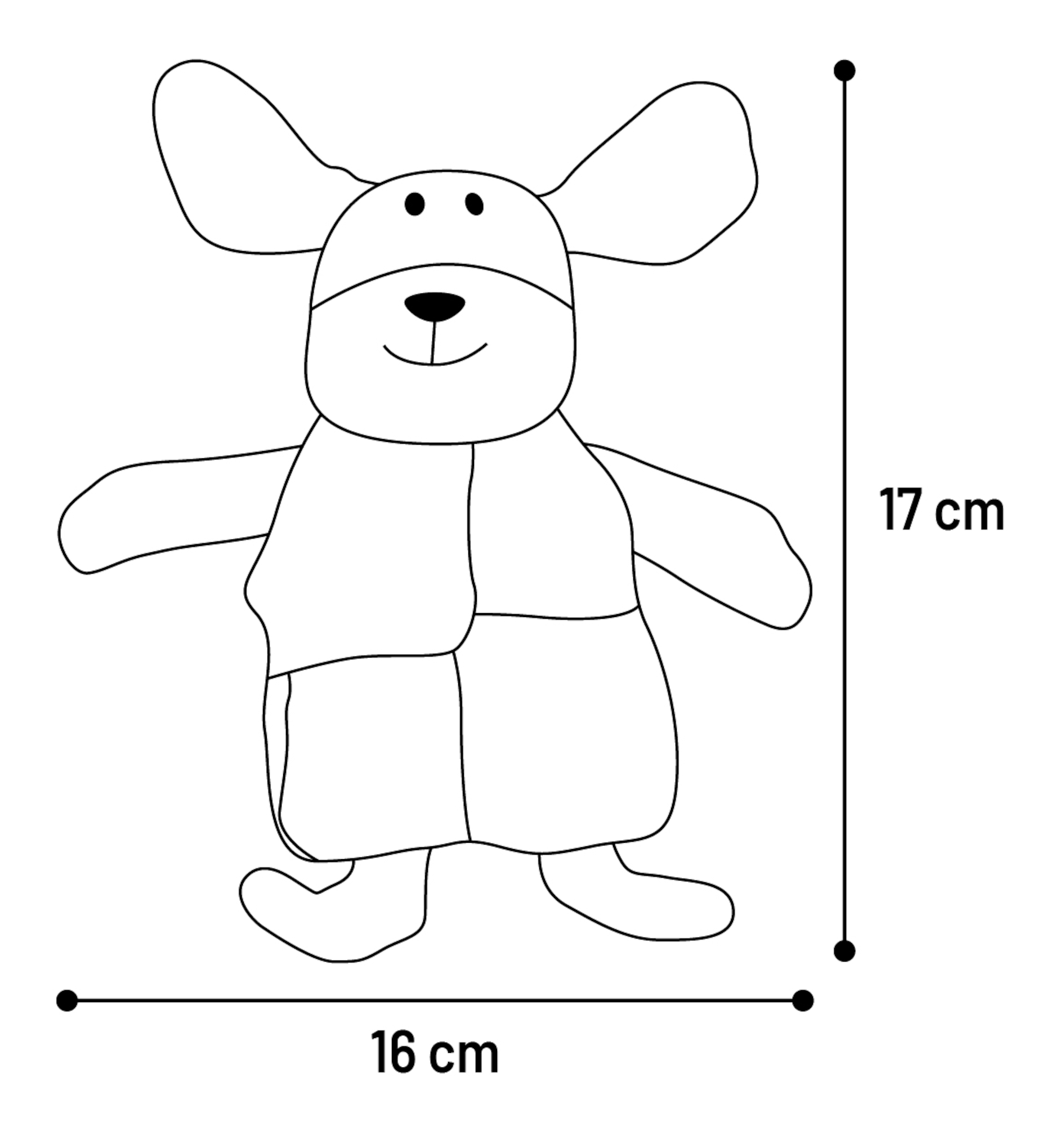 Flamingo Spielzeug Welpe Greggo Hund Mehrere Farben