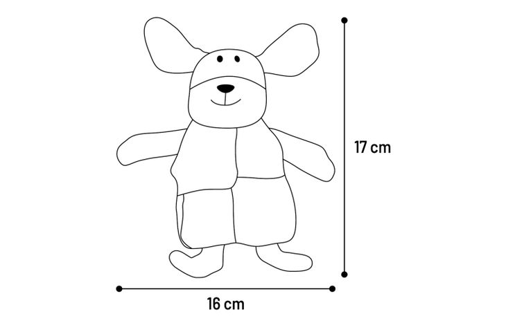 Flamingo Spielzeug Welpe Greggo Hund Mehrere Farben