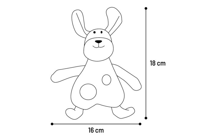 Flamingo Spielzeug Welpe Greggo Hund Mehrere Farben