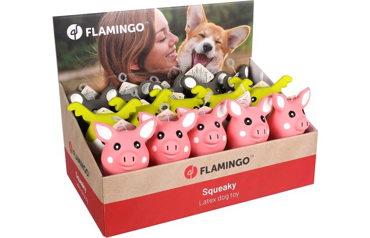 Flamingo Toy Bocca Dog & Mouse & Pig Multiple colours