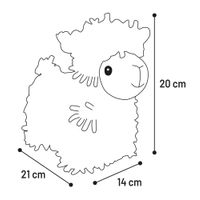 Flamingo Giocattolo Flufa Lama Beige