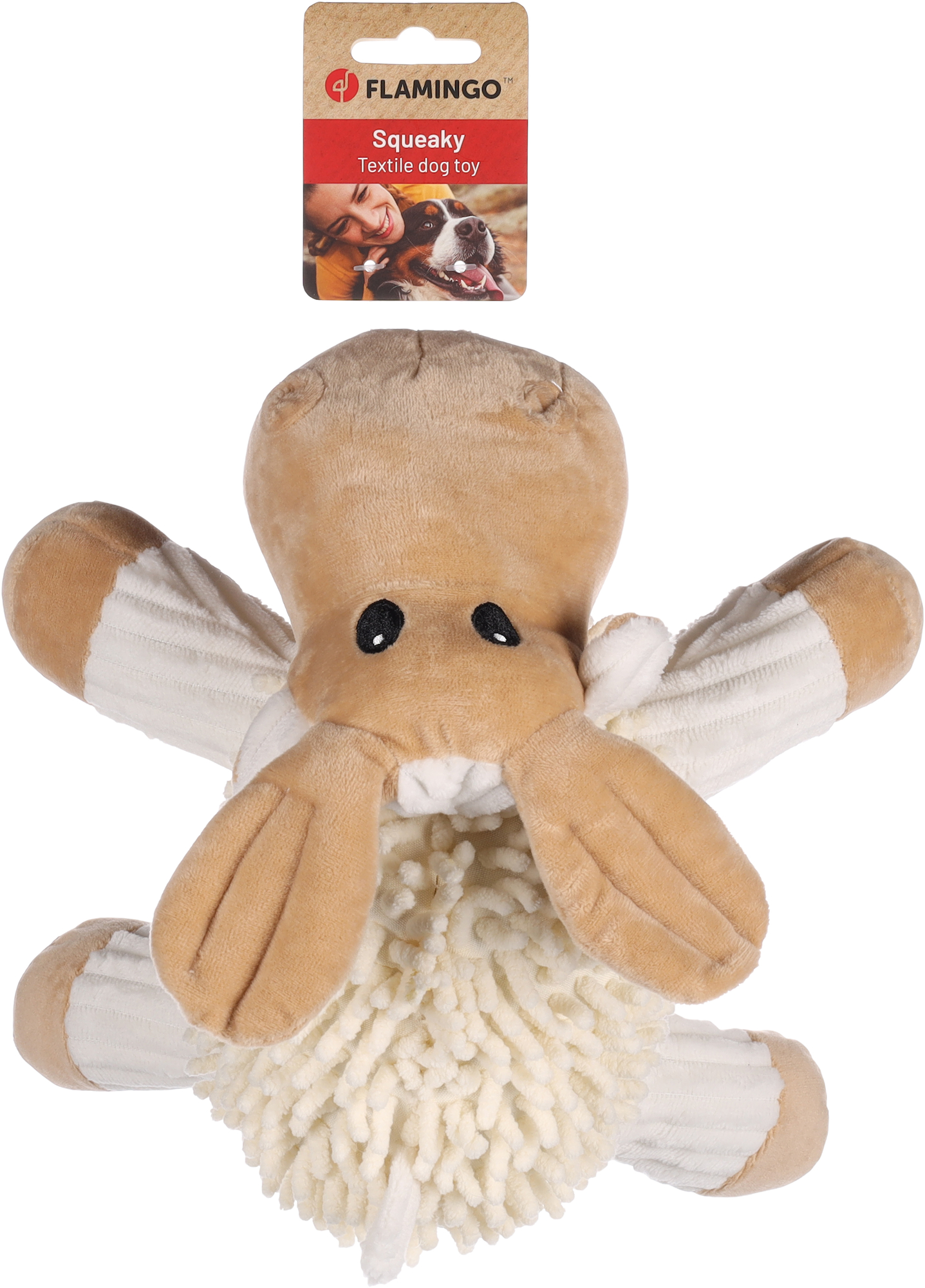 Flamingo Toy Flufa Reindeer Beige