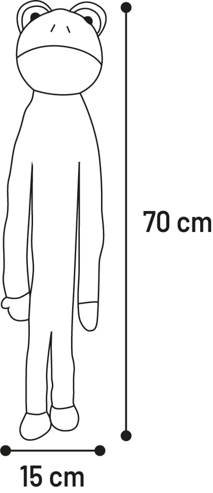 Flamingo Speelgoed Kwakka Kikker Groen