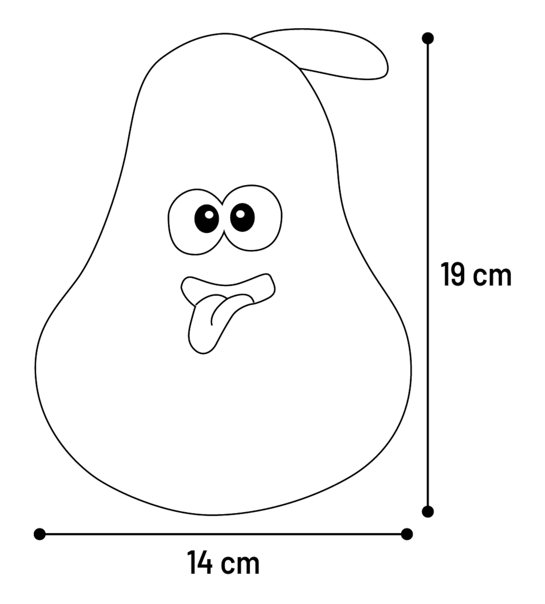 Flamingo Jouet Frugro Ananas & Poire & Carotte & Maïs Plusieurs couleurs