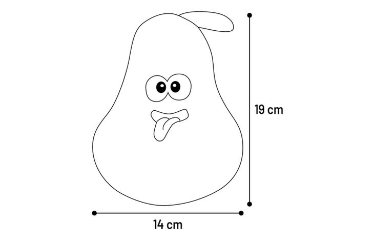 Flamingo Jouet Frugro Ananas & Poire & Carotte & Maïs Plusieurs couleurs