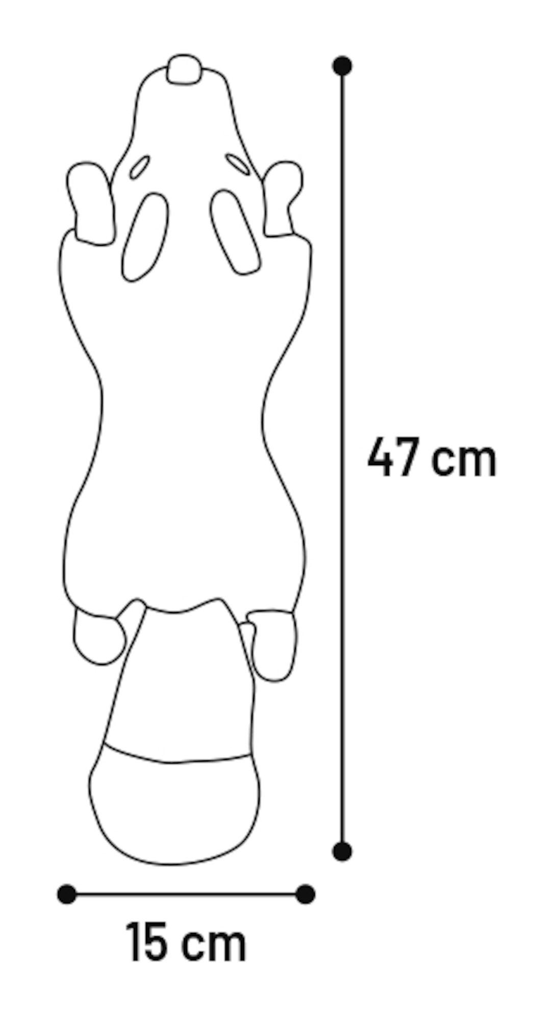 Flamingo Toy Forre Weasel Light brown