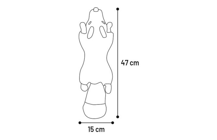 Flamingo Toy Forre Weasel Light brown